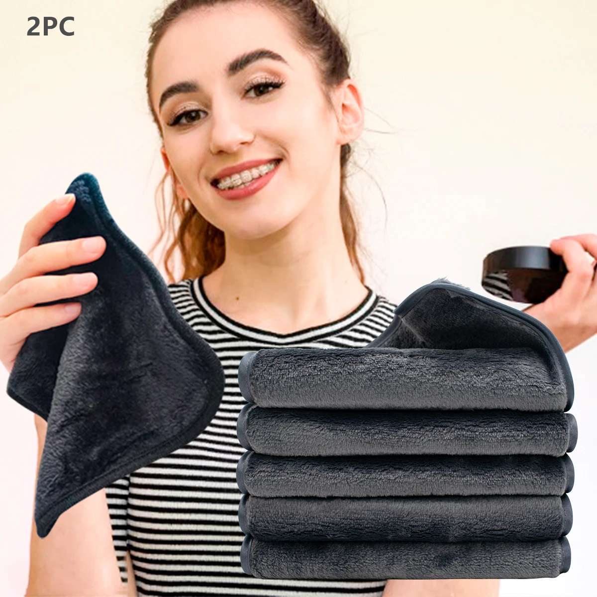 Makeup Remover Pads Makeup Remover Pads Reusable Cotton Pads Makeup Eraser Microfiber Facial Towel