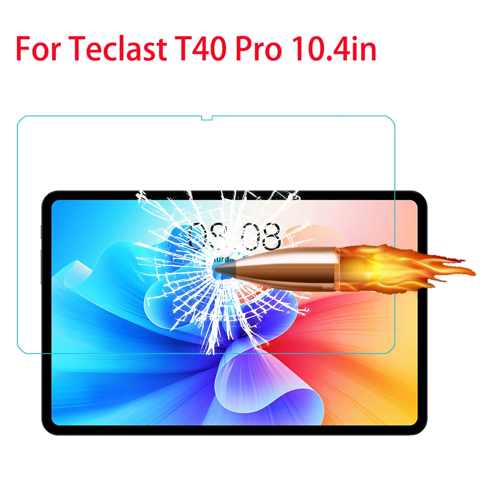 Protetores de Vidro Moderados da Tela da Tabuleta para Teclast T40 Pro 10.4 Polegadas Protetor de Vidro da Película Protetora 9h 0.33 mm T40pro