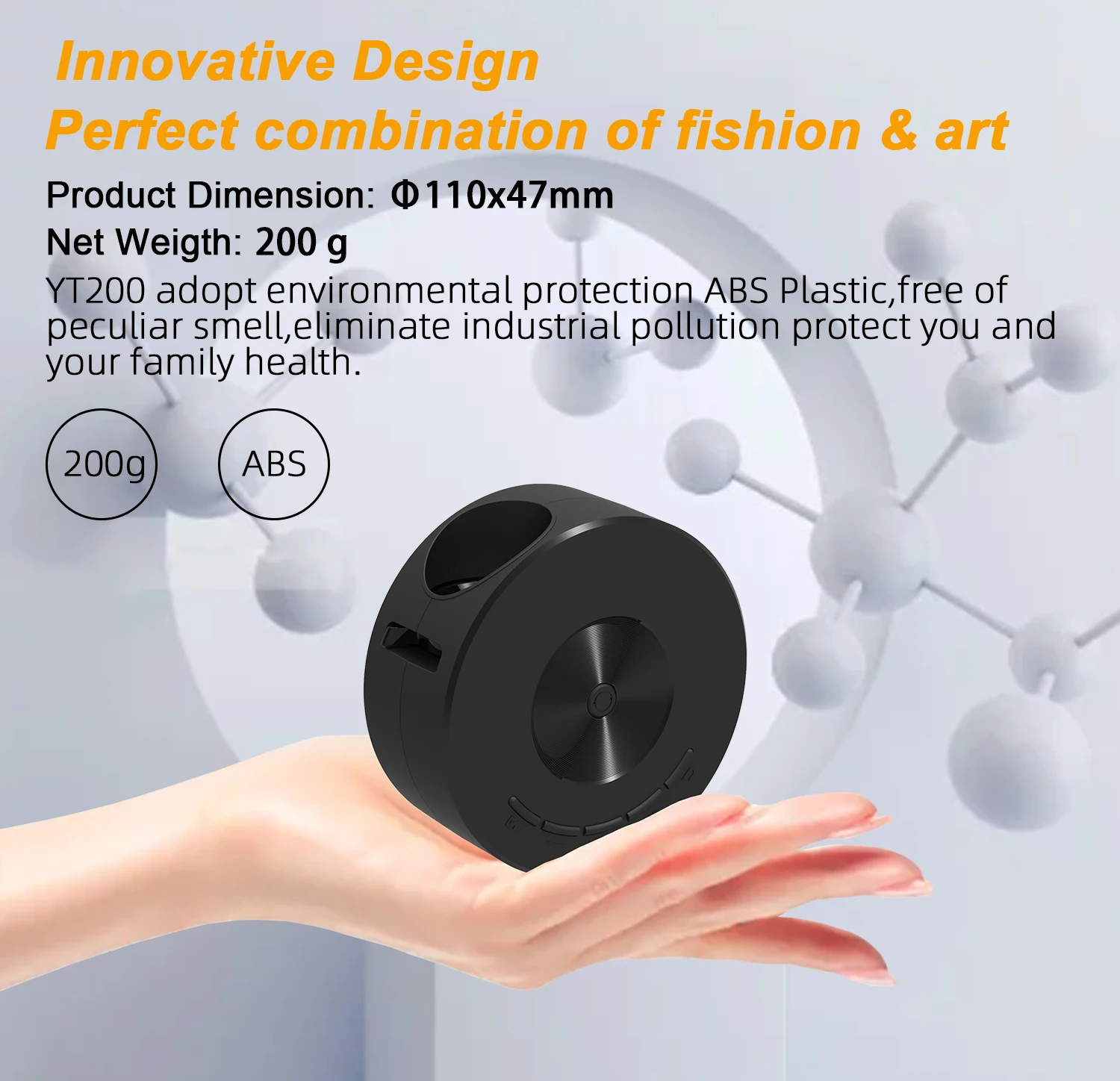 YT200 미니 프로젝터 LED 홈 미디어 플레이어 오디오 휴대용 Proyectors 320X180 픽셀 iPhone 안드로이드 용 블랙 USB 비디오 비머