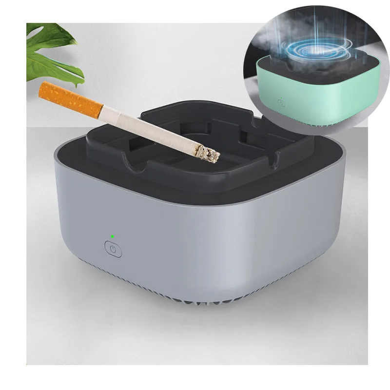 Smart Portable Home Negative Ion Air Purifier Ashtray Car Cigarette Lighter  Smokeless Ashtray Smoking - AliExpress