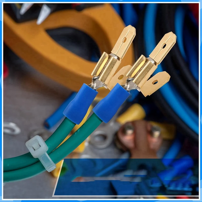 Spade Connectors 3 Way Adapter Dual Male To Single Female Brass Quick Disconnect