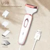 4 In 1 Electric Lady Shaver for Shaver Lady Shaver Body Hair Trimmer for Armpit Bikini Arm Leg Face Mustache Portable Painless 5
