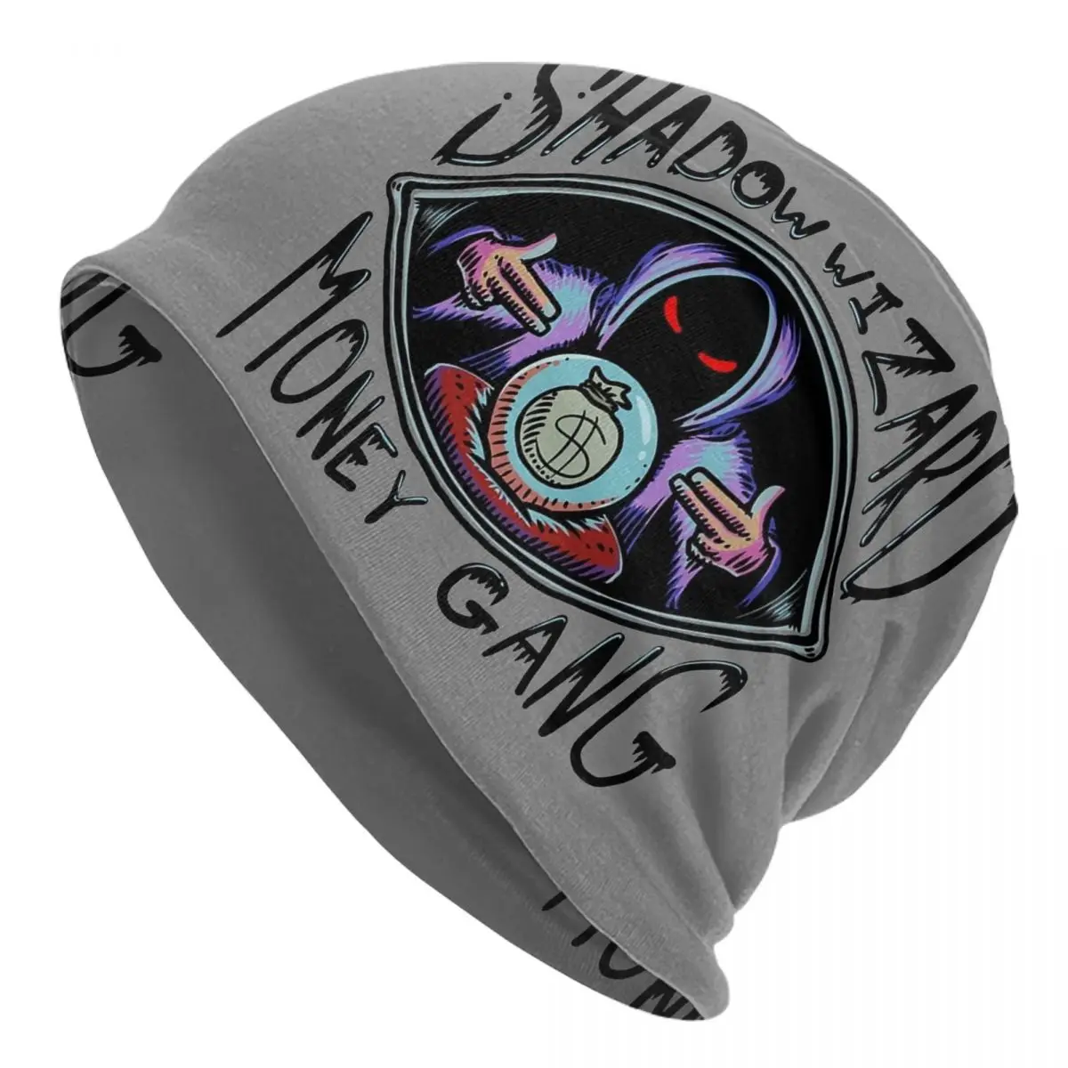 

Shadow Wizard Money Gang Bonnet Hats Knit Hat Casual Outdoor Skullies Beanies Hat Unisex Warm Dual-use Cap