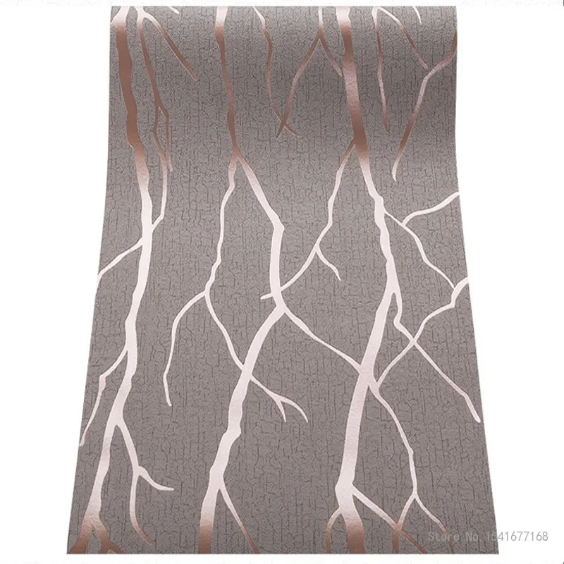 Non-woven Fabric 3D Striped Wallpaper for Walls Roll, Modern Living Room, Sofa, TV Background, Home Wall Paper, 53x1000cm, 1Pc