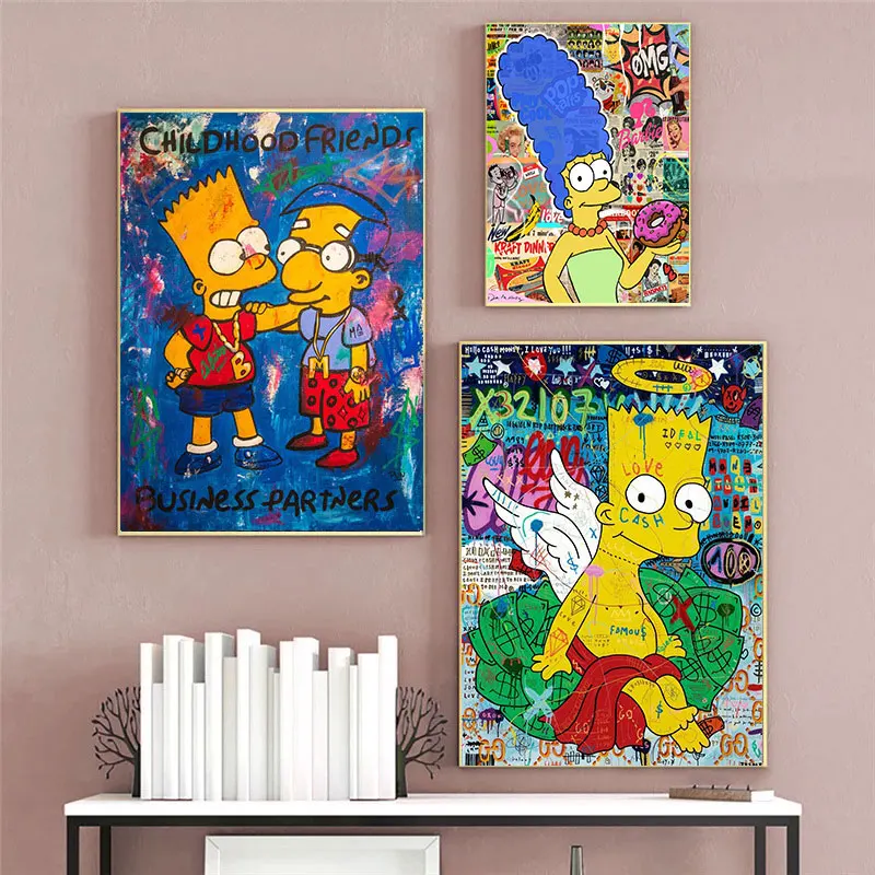 Bart Simpson Graffiti Poster Low Price www.oceanproperty.co.th