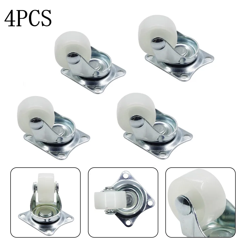 

Parts Swivel Casters 250G 4/12pcs Bearing Wheels Mount Ball Stroller Wheel White/silver With Rubber Warehouses