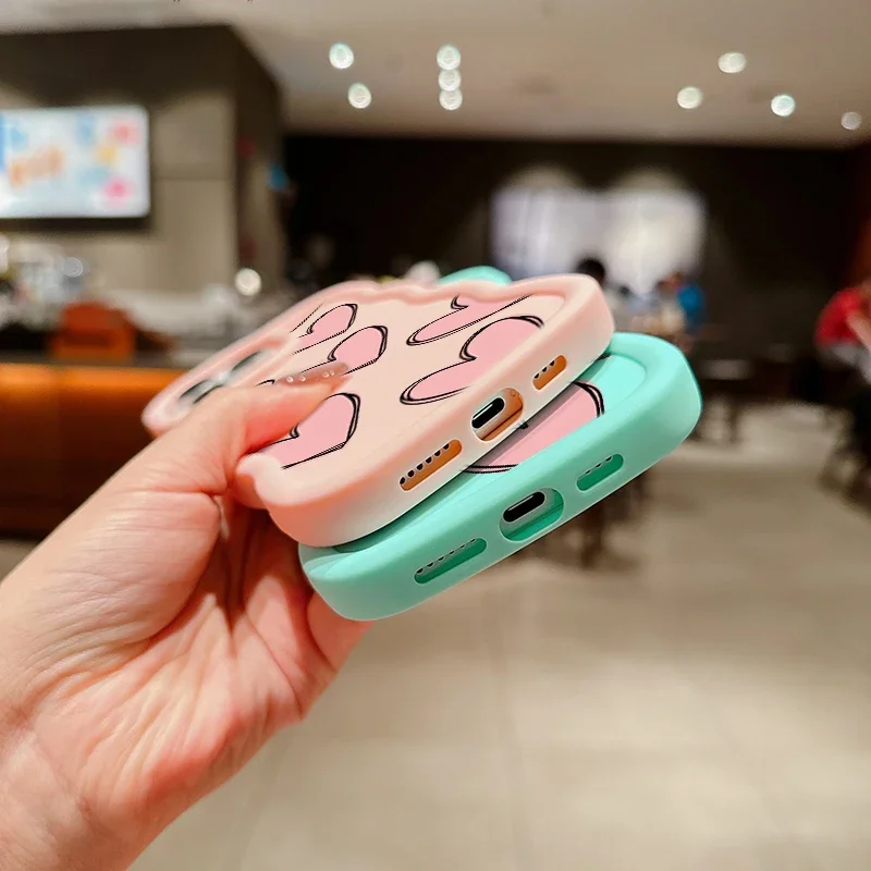 Love Heart Phone Case - Stylish and Durable Protective Cover