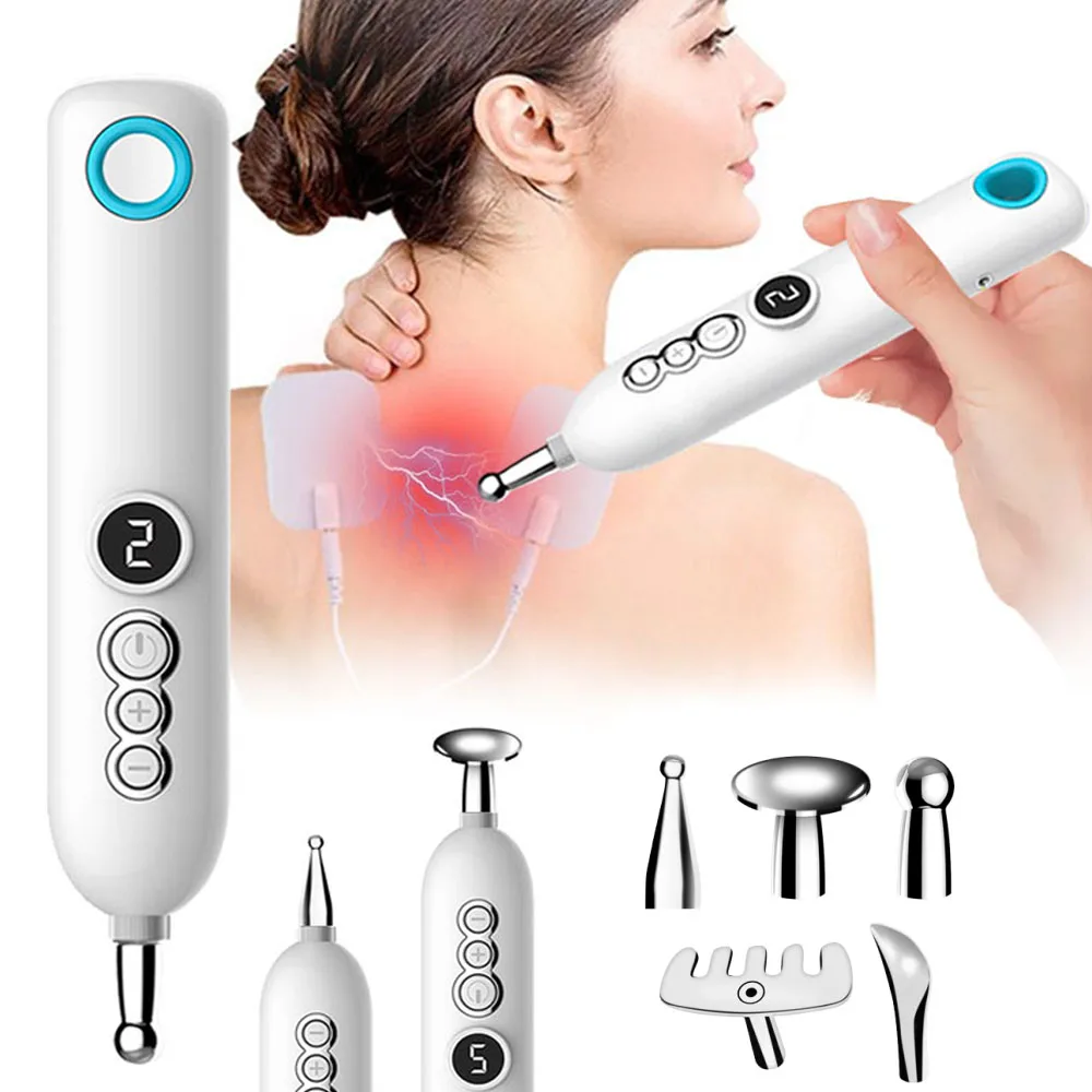 Electronic Acupuncture Pen Electric Meridian Energy Laser Therapy Heal