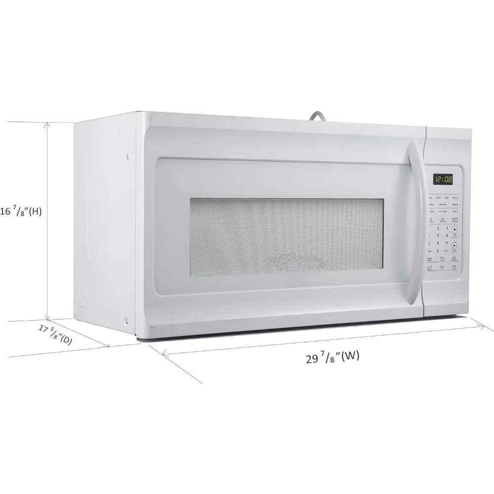 White Over-The-Range Microwave Oven microwave oven 3