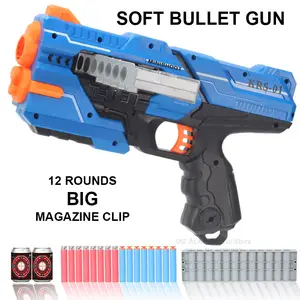 2018 Electrical Soft Bullet Toy Gun Pistol Sniper Rifle Plastic Gun Arme  Arma Toy For kid Gift Perfect Suitable for nerf Toy Gun - AliExpress