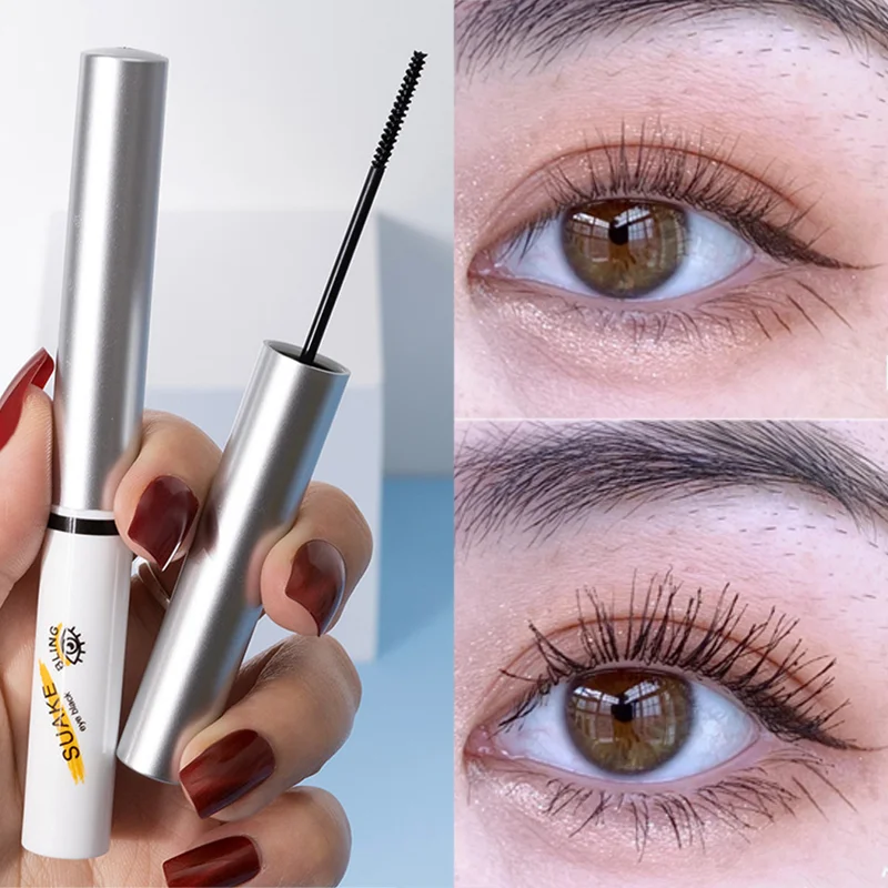 

Ultra-fine Brush Mascara Makeup Waterproof Matte Curling Thick Lengthening Eyelash Non-smudge Black Lasting Mascara Cosmetic