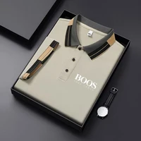 Polo à manches courtes pour hommes, haut décontracté, à la mode, respirant, confortable et tendance, nouvelle collection 2
