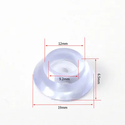 Silicone Transparent Non-Slip Chair Leg and Furniture Foot Covers - Wear-Resistant Protector Pads (25/50 Pack)