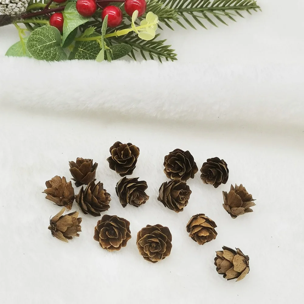 200 Pigne Naturali Mini Per Decorazioni Natalizie | 2-3 Cm | Ideali Per Fai Da Te, Albero Di Natale E Centrotavola - Foto 7