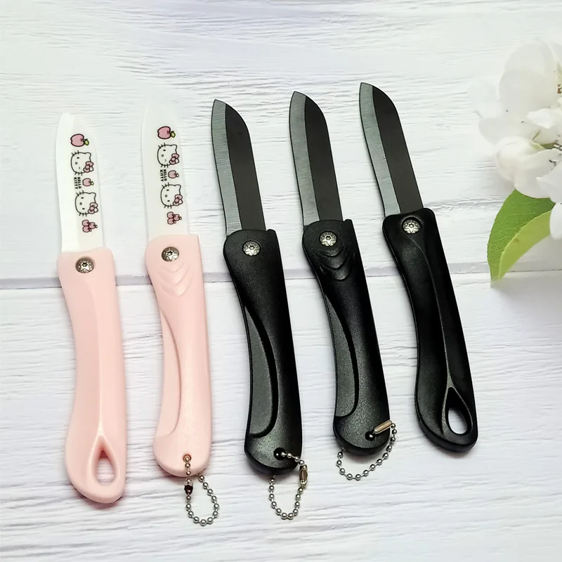Hello Kitty Knife Set Multi-Functional Knife Cute Fruit Knife Dormitory  Home Students Carry Paring Knife Kitchen Supplies Gift