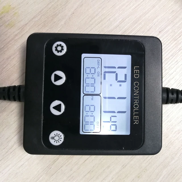 Timer Brightness Adjustment Fish Tank Lighting Accessories Intelligent Fish Lamp LCD Display Controller Modulator 1