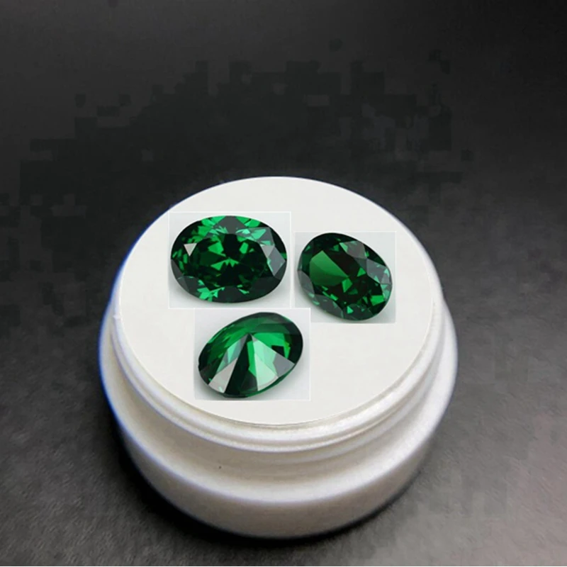 Natural Emerald 9×11mm Oval Cut 6.50 Carat Gemstones Colombia Emerald VVS Gem Jewelry Diy
