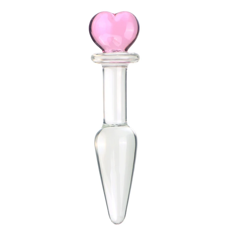 Crystal Glass Bear Anal Plug Vaginal Anus Beads Butt Plug Sex Toy Adult Dildo for Anal Massage Masturbation Sex Toys for Women