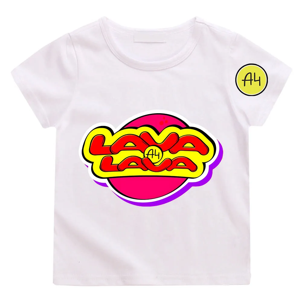 Мерч А4 VladA4 Gothic Anime Short Sleeve Manga T-shirts Cute Cartoon Tshirt 100% Cotton Boys/girls Tee-shirt Funko Pop T-shirt