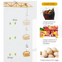 2.4G 6CH 128CM Remote Control Excavator Tower Crane 680 Rotation Lift Model With Light Sound  RC Engineering Toy For Kid Gift 2