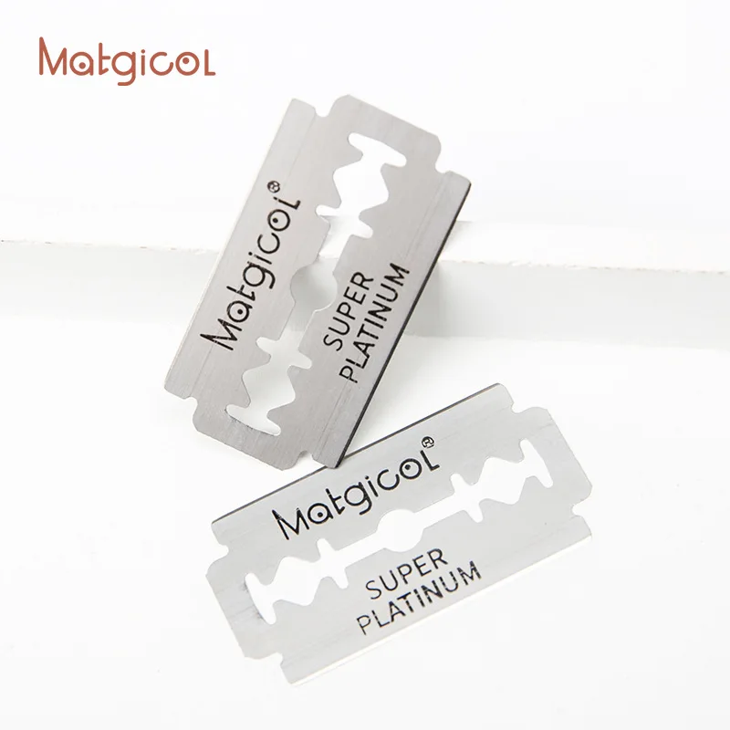 Razor Blades 10-50 PCS Razor Blades for Double Edge Razor Stainless Steel Used for Folding Knife with Shaving & Hair Removal