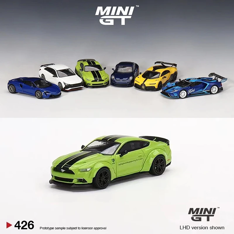 

MINI GT 1:64 Model Car F Mustang LB-WORKS Grabber Lime Green #426 LHD