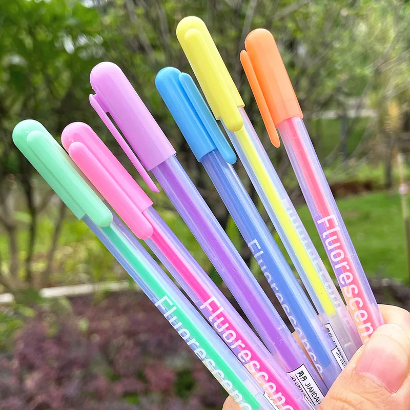 Kawaii Ballpoint Pen 0.5mm Gel Ink Colored Pens Cute Stationery Set Office  & School Art Supplies For Writing Mark Hand Account - Gel Pens - AliExpress