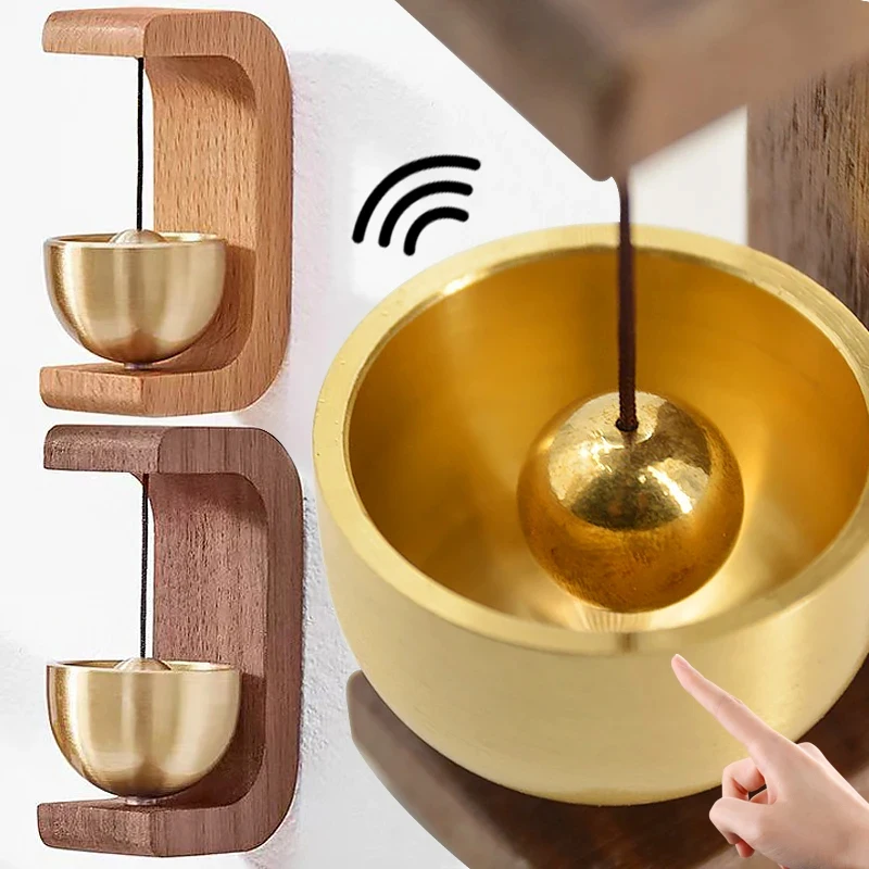 Suction Door Wind Chime Entrance Reminder Bell Hitting Bell Doorbell Ornament Multi Functional Ornament