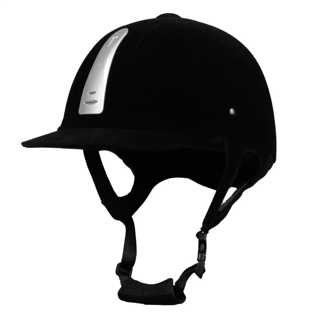 Velvet Horse Riding Safety Helmet Equestrian Sport Schooling Protective Head Gear Ventilated Equine Helmets for Youth Riders 2