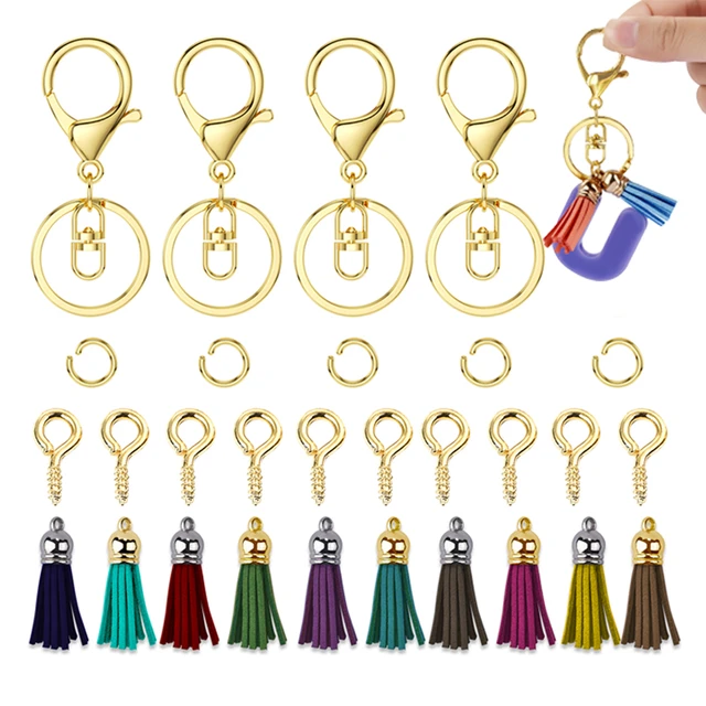20Pcs/Set Keychain Pendants Epoxy Resin Silicone Mold Kit with Keyrings for  DIY Resin Crafts Jewelry Key Chain Making Tools - AliExpress