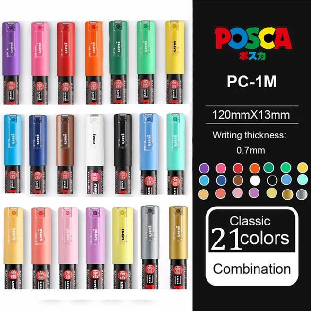 Marqueur Posca PC-1MC Corail | Pointe Extra-fine Conique Pas Cher