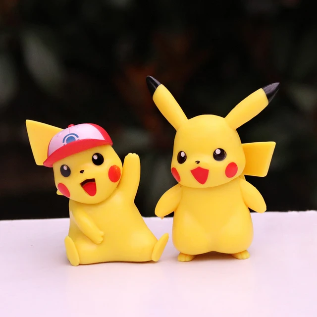Pokemon Pikachu Charmander Psyduck Squirtle Jigglypuff Bulbasaur Bulbasaur Anime Figures Toys Model Kawaii Kids GIft 2