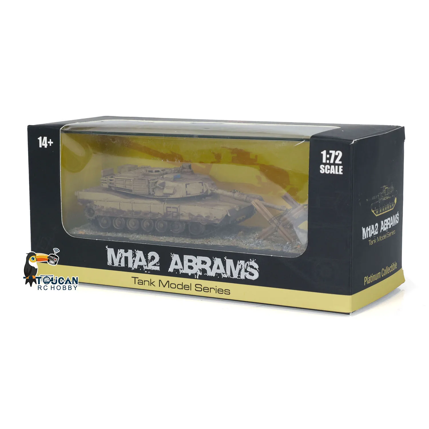 Henglong US Abrams M1A2 3918 Static Plastic Tank 1/72 Scale Model Without Radio System Electronics Mini Toys Boys Gifts TH24304 6