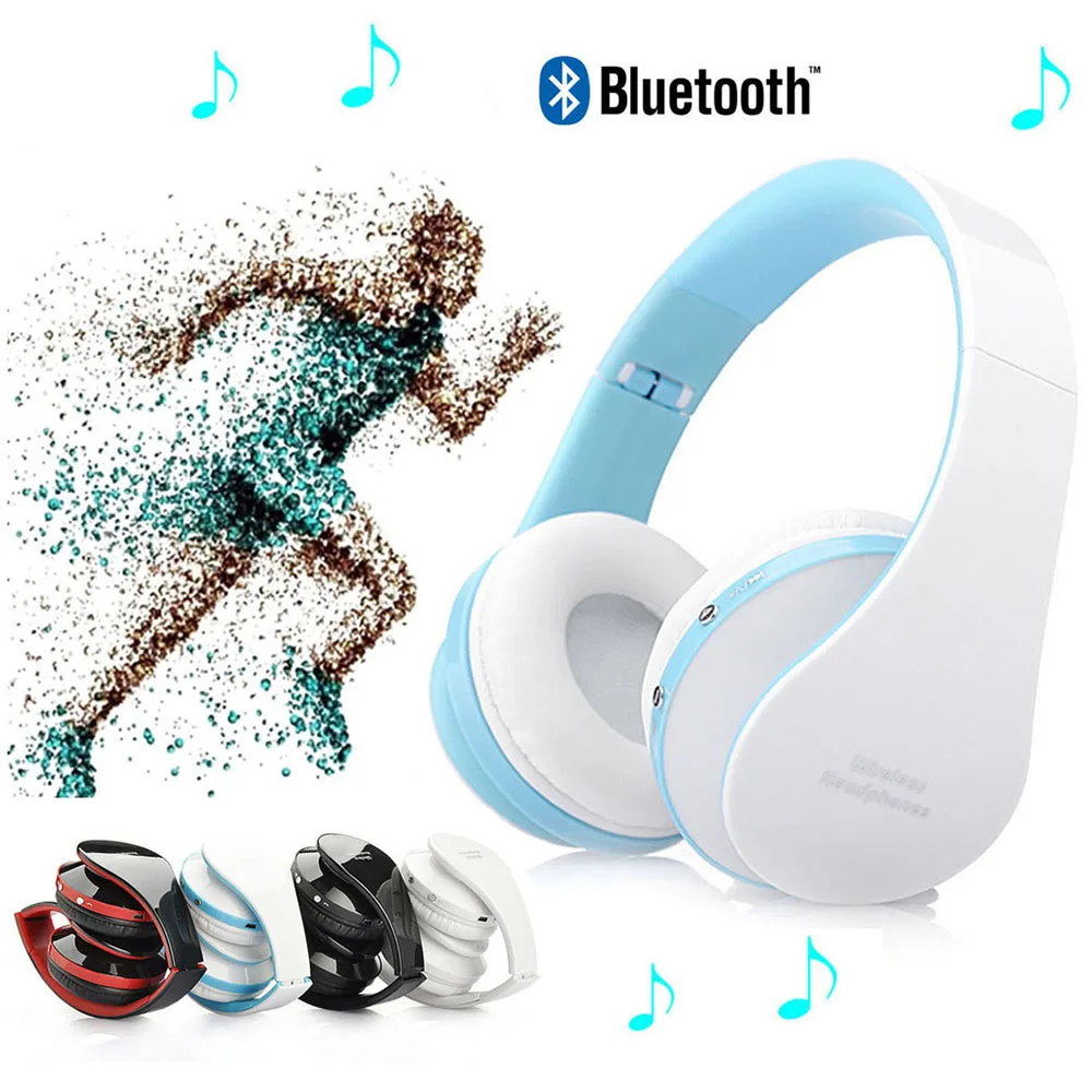 Auriculares Bluetooth plegables profesionales, cascos inalámbricos de Audio  para juegos, cascos grandes con micrófono para iPhone, Xiaomi y ordenador -  AliExpress Productos electrónicos