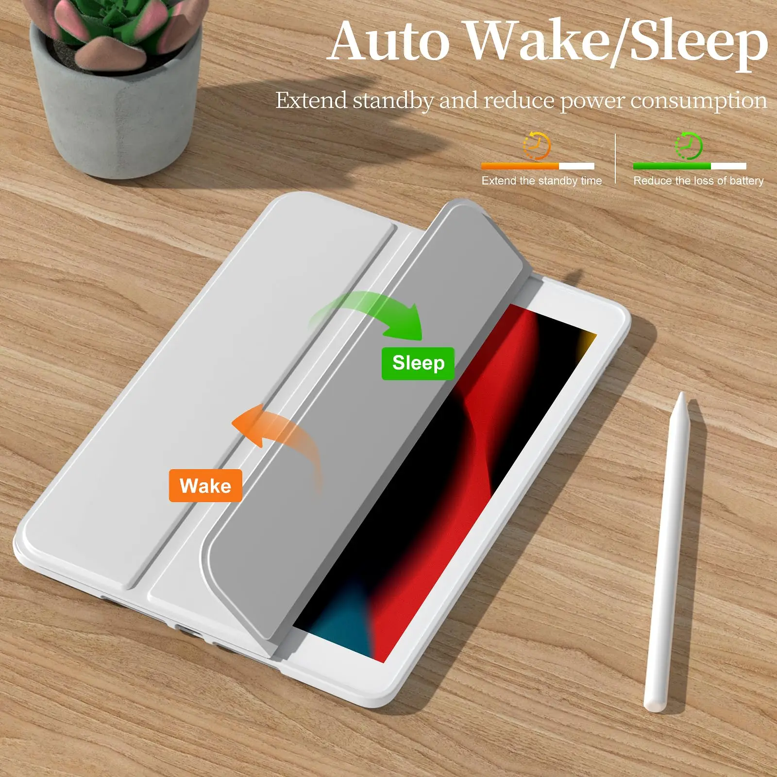 Universal Slim Flip Smart Cover