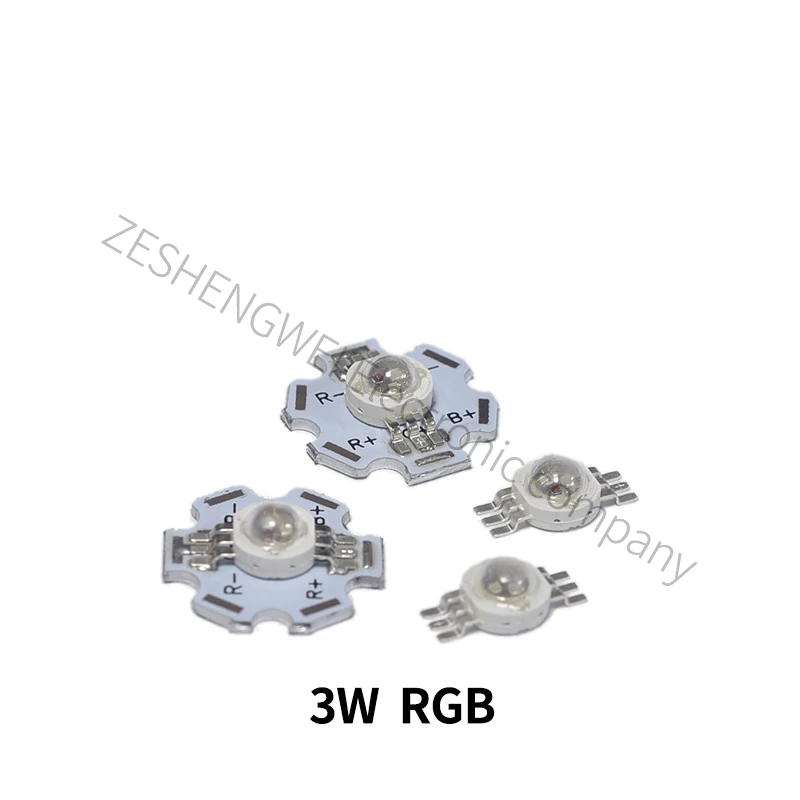 Рисунок 3 - мощные светодиодные лампы 3 Вт RGB