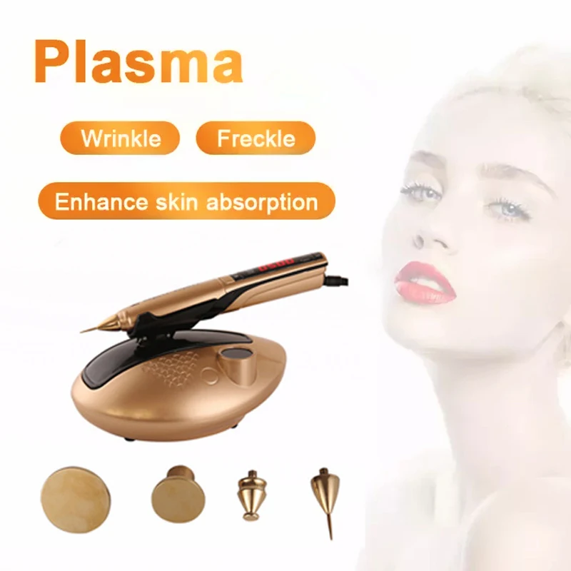 

Plasma Pen For Skin Tightening Facial Lifting Wrinkle Removal Mole Freckle Dark Spot Remover Gold Plasma Pen Beauty Equipment