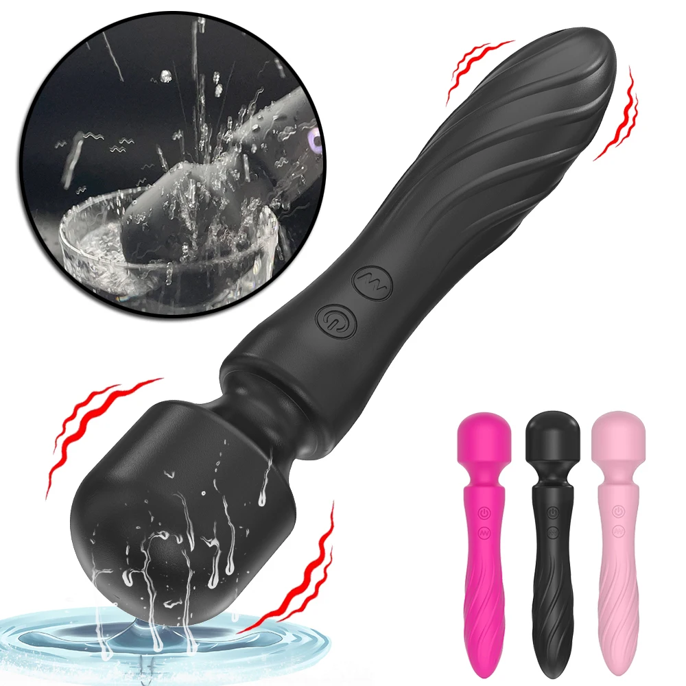 Magic Wand Vibrator Big Heads AV Body Massager G Spot Clitoris Stimulator Adult Sex Toys for Woman Female Masturbator