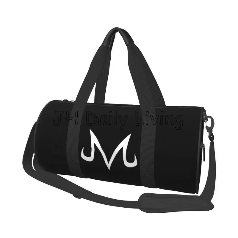 Majin Buu Print Round Travel Duffel Bags Sports Gym Bag Overnight Luggage Tote Bags for Men Women Waterproof Casual Duffel