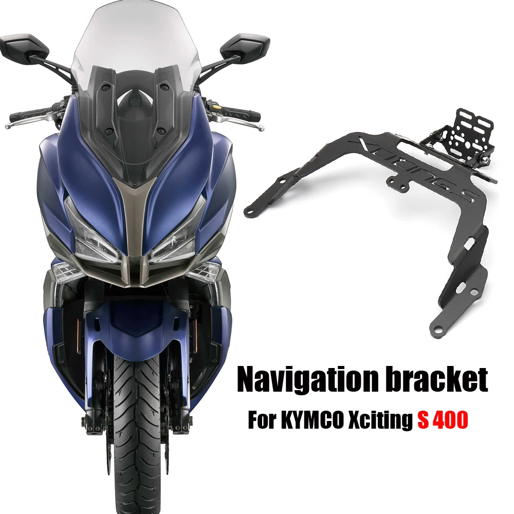 

Motorcycle Accessories Phone Holder GPS Mount Navigation Bracket With Logo For Kymco Xciting S 400 XCITING S400