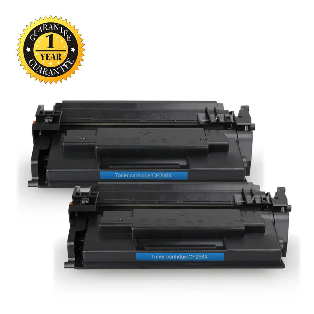 

2PK Compatible CF258X 258X No Chip Toner for HP LaserJet Pro M404dw MFP M428dw