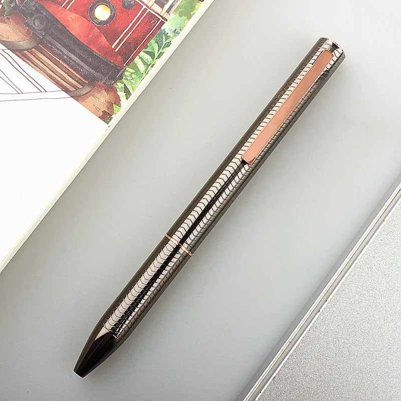 luxury pen quality Gray fish scale body Business office Ballpoint Pen New student School Stationery Supplies pens writing