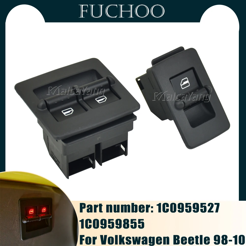 Car Styling Per Volkswagen Beetle 1998-2010 Driver Passeggeri Side Electric Power Master Window Switch 1 C0959527 1 C0959855