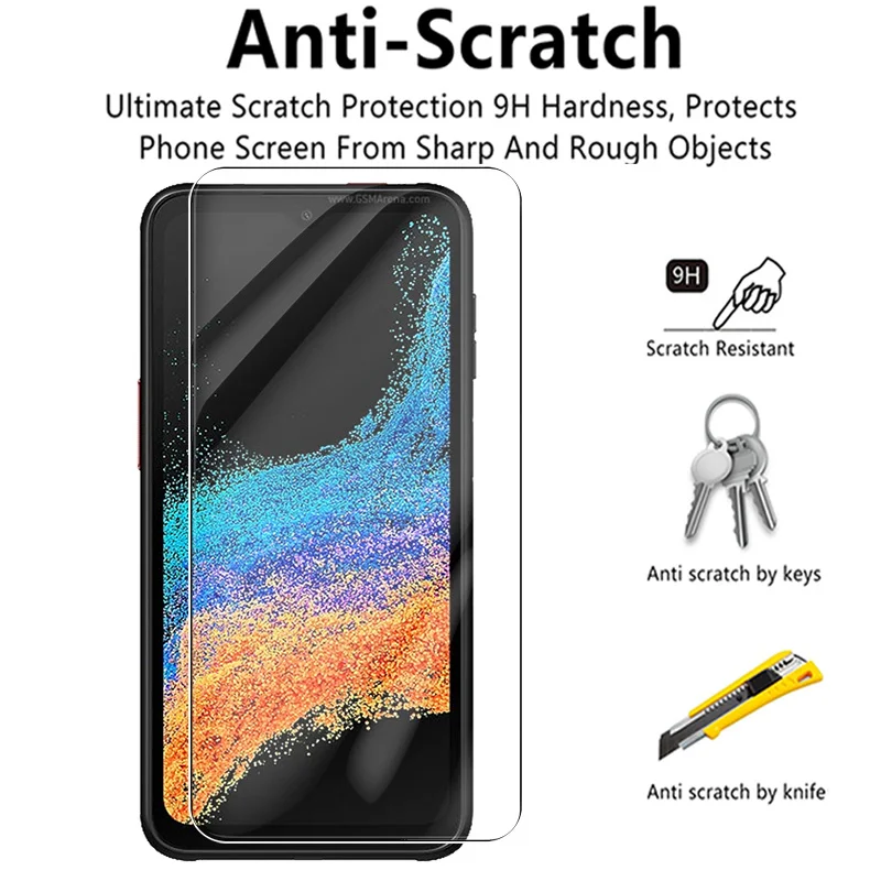 4Pcs Tempered Glass For Samsung Galaxy Xcover Pro 2 Pro2 Xcover6 Pro sumsung X cover 6 6Pro Case Protective Armor Film Cover screen protector tempered glass