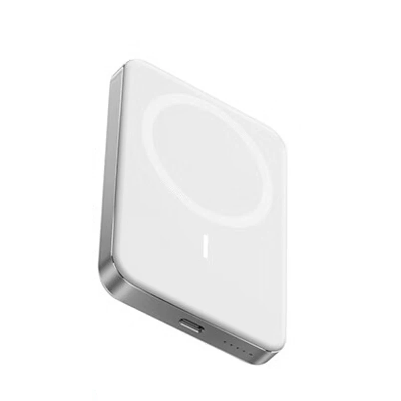 מטען נייד מגנטי אלחוטי 7.5W דק במיוחד Anker Power Bank 10000mAh 30W סוללת גיבוי מחוברת ל-iPhone 12-17 Android