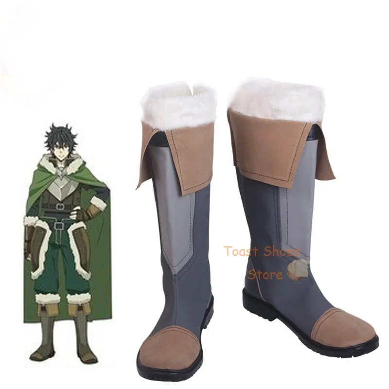 

Anime The Rising of the Shield Hero Iwatani Naofumi Cosplay Shoes Comic Anime for Con Carnival Party Cosplay Costume Prop Boots