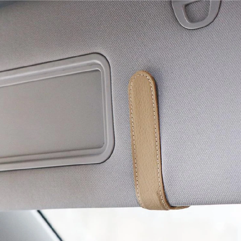 Magnetic Leather Sunglasses & Ticket Holder