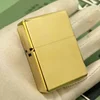 ZORRO 912S Heavy Duty Armor Brass/Titanium Windproof Kerosene Lighter; 3/5 Hinged Metal Gasoline Lighter Men's Gift 6