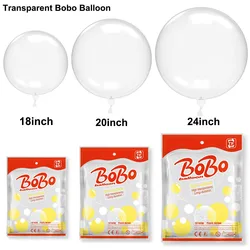 40 Transparent Bubble Balloons for Wedding and Birthday Party Decor (Bobo Balloon)