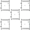 Steel Frame Gate Kit, 36""-60"" Wide Opening Up To 7' High (5 Pack) 1